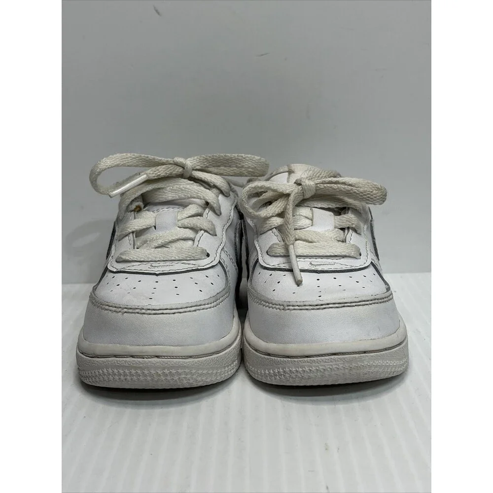 Nike Air Force 1 White Low  Leather Toddler Size 7c Sneakers 314194-117